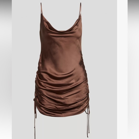 Wilfred Only Ruched Slip Dress size XS - Picture 5 of 10